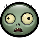 avatar, dead, face, man, monster, plants, zombie icon