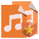 file,type,audio,shield icon
