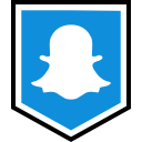 logo, media, snapchat, social svg vector icon