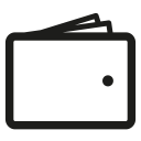 cash, payment, wallet svg vector icon