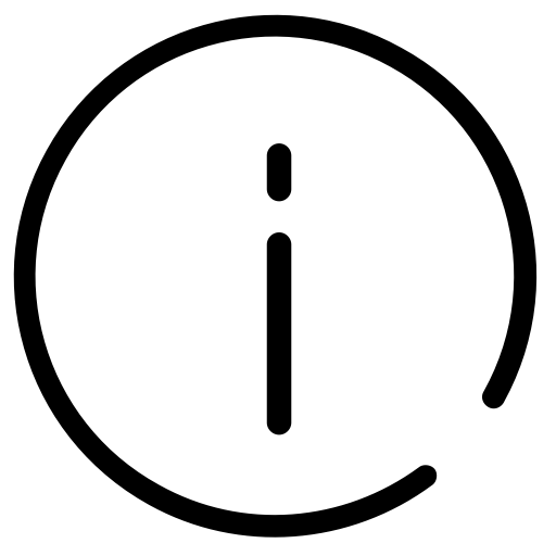 Information svg vector icon