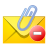 attachment,remove,delete,del icon