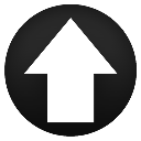 arrow, circle, up icon