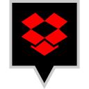brand, dropbox, logo, social svg vector icon