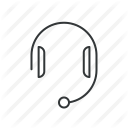 hedphone, help, information, question, speaker, suport, support icon