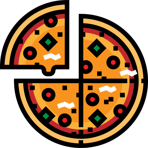 Pizza svg vector icon