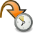 move,participant,waiting,orange icon