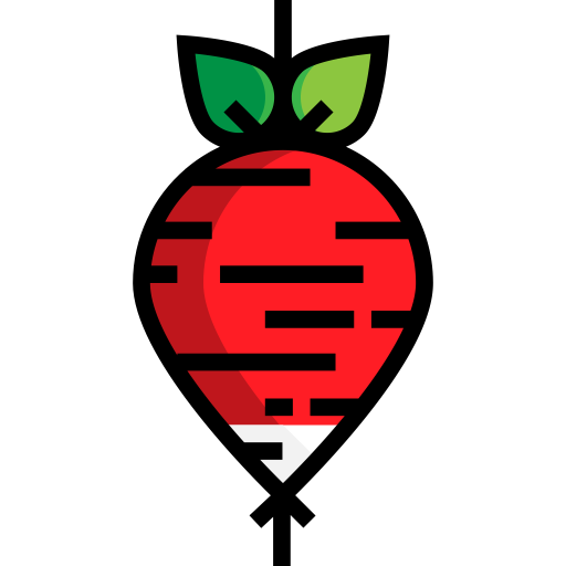 Radish svg vector icon