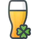 beer, clover, patrick, st svg vector icon
