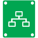 network,drive,connected icon