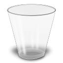 trash,outline,recycle bin icon
