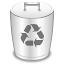empty, recycle bin, trashcan icon