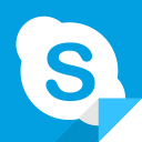 communication, skype, skype logo, social media, social network svg vector icon