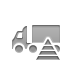 semi,trailer,truck,pyramid icon