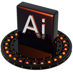 illustrator,orange icon