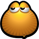 avatar, brown, monster, monsters, whistling, yellow icon