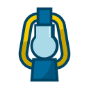 candle, lamp, light svg vector icon