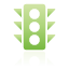green, lights, traffic icon
