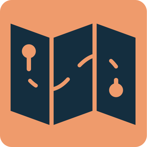 Map svg vector icon