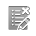 black,list,pencil icon