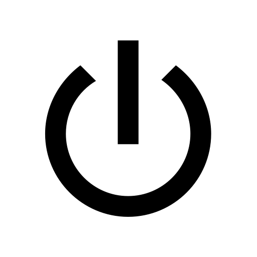 Shutdown svg vector icon