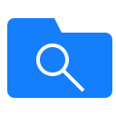 folder, search svg vector icon