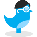 nerd, twitter icon