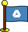 drive, flag, google, media, networking, social svg vector icon
