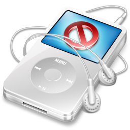 ipod,video,white,no,disconnect,close,cancel,stop icon