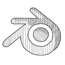 blender, copy icon