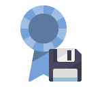 ribbon,diskette icon