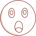 depressed, emot, face, sad, smiley, unhappy svg vector icon