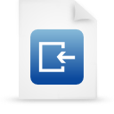 blue, document, file, paper icon