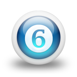 glossy,blue,orb icon