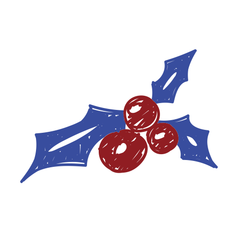 Christmas Fruit svg vector icon