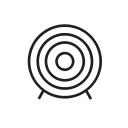 goal, target svg vector icon
