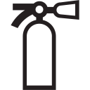 extinguisher, fire, protection, safe, safety svg vector icon