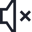 dump, media, multimedia, music, mute, speaker svg vector icon