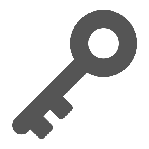 Key svg vector icon