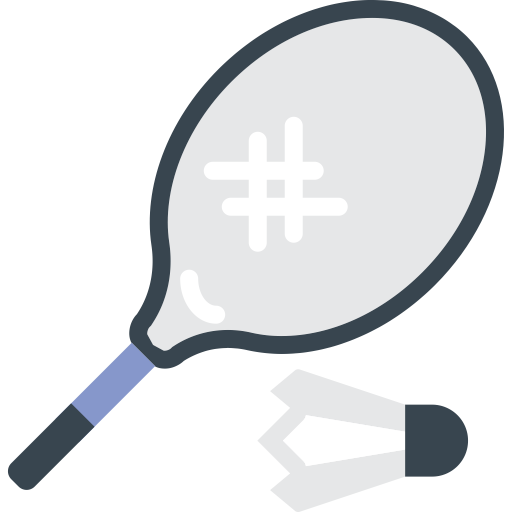 Badminton svg vector icon