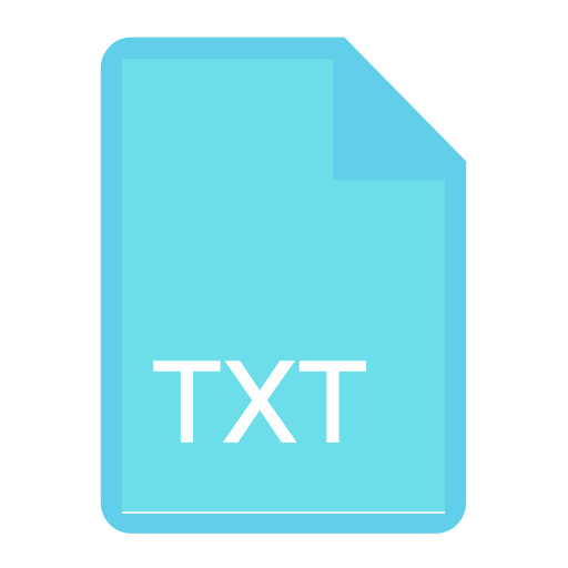 Txt svg vector icon