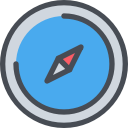 media, network, safari, social svg vector icon