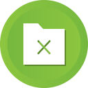 data, delete, exit, files, folder, remove svg vector icon