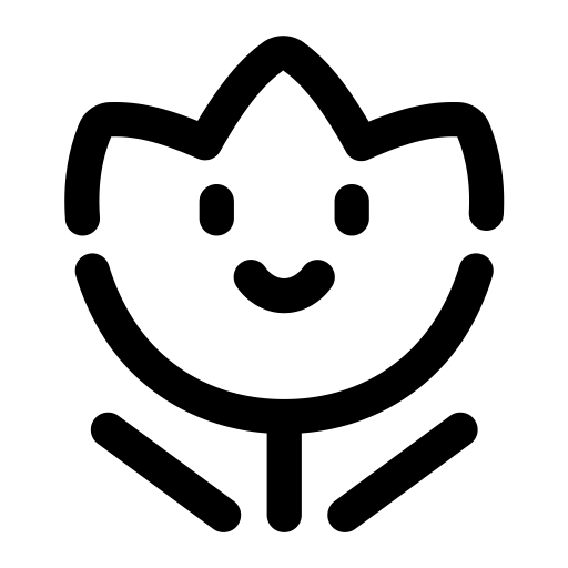 Flower svg vector icon