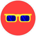 beach, hot, summer, sun, sunglasses icon