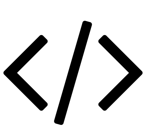 Code svg vector icon