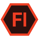 adobe, fl, hexa, tool svg vector icon