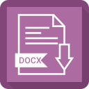 document, docx, file, format svg vector icon
