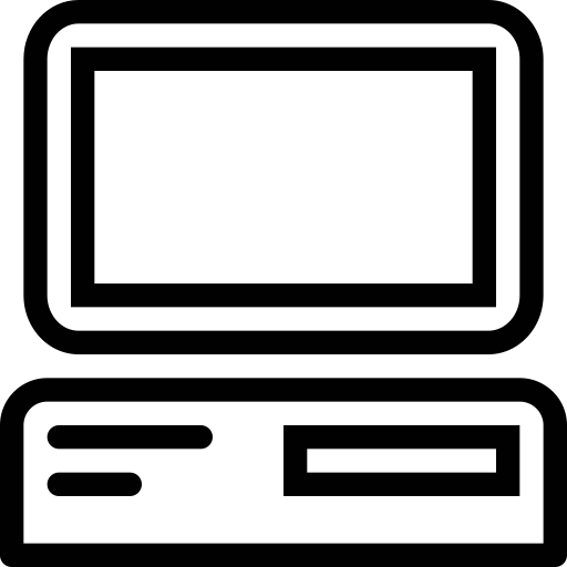 Computer svg vector icon