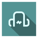 app, headphones, music, playlist, songs, store, tracks svg vector icon